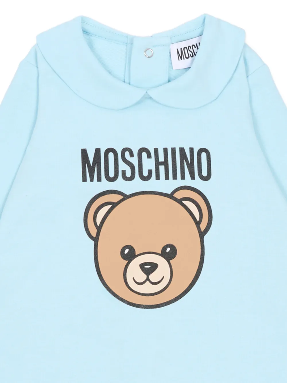 Пижама с медвежьим мотивом Moschino Kids, синий — фото 3