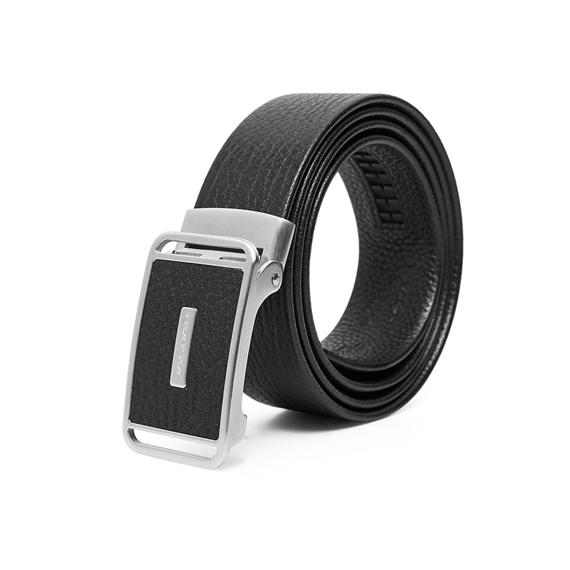 

JAGUAR Кожаный мужской ремень черный, Black