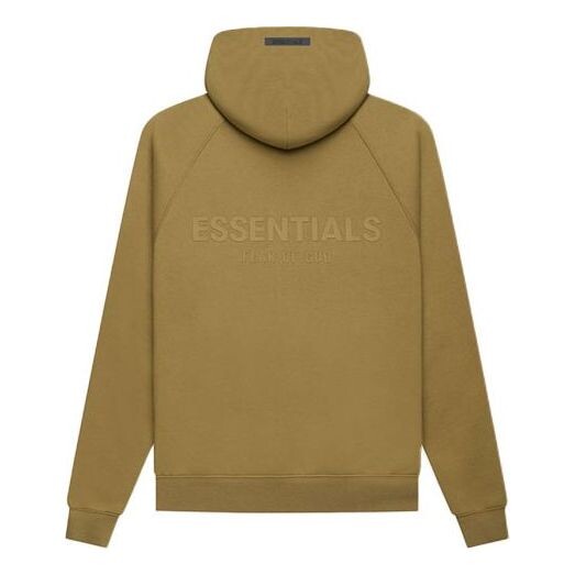

Толстовка fw21 pullover logo hoodie 'amber' Fear Of God Essentials, бежевый