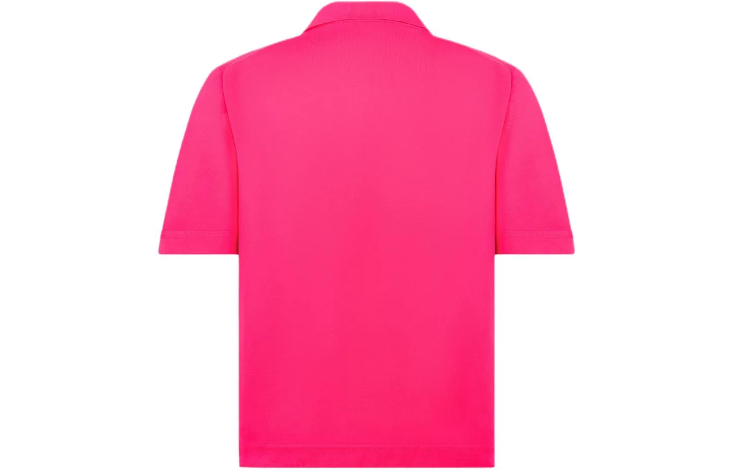 Поло с коротким рукавом и вышитым логотипом DIOR, Neon Pink — фото 3