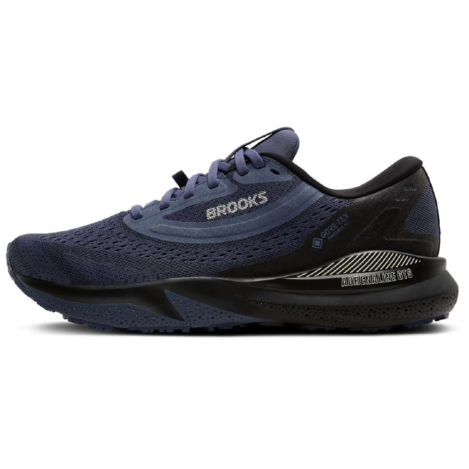 Женские дорожные беговые кроссовки Adrenaline GTS 24 GTX Brooks, Black/Nightshadow/Coconut — фото 3