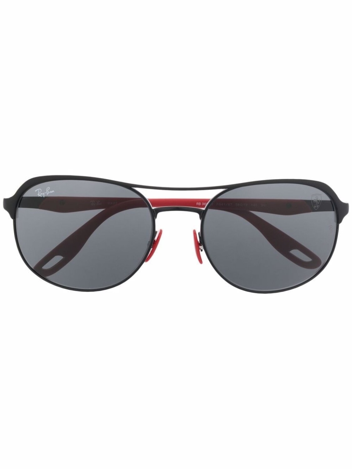 

Солнцезащитные очки из коллаборации со Scuderia Ferrari Ray-Ban, черный