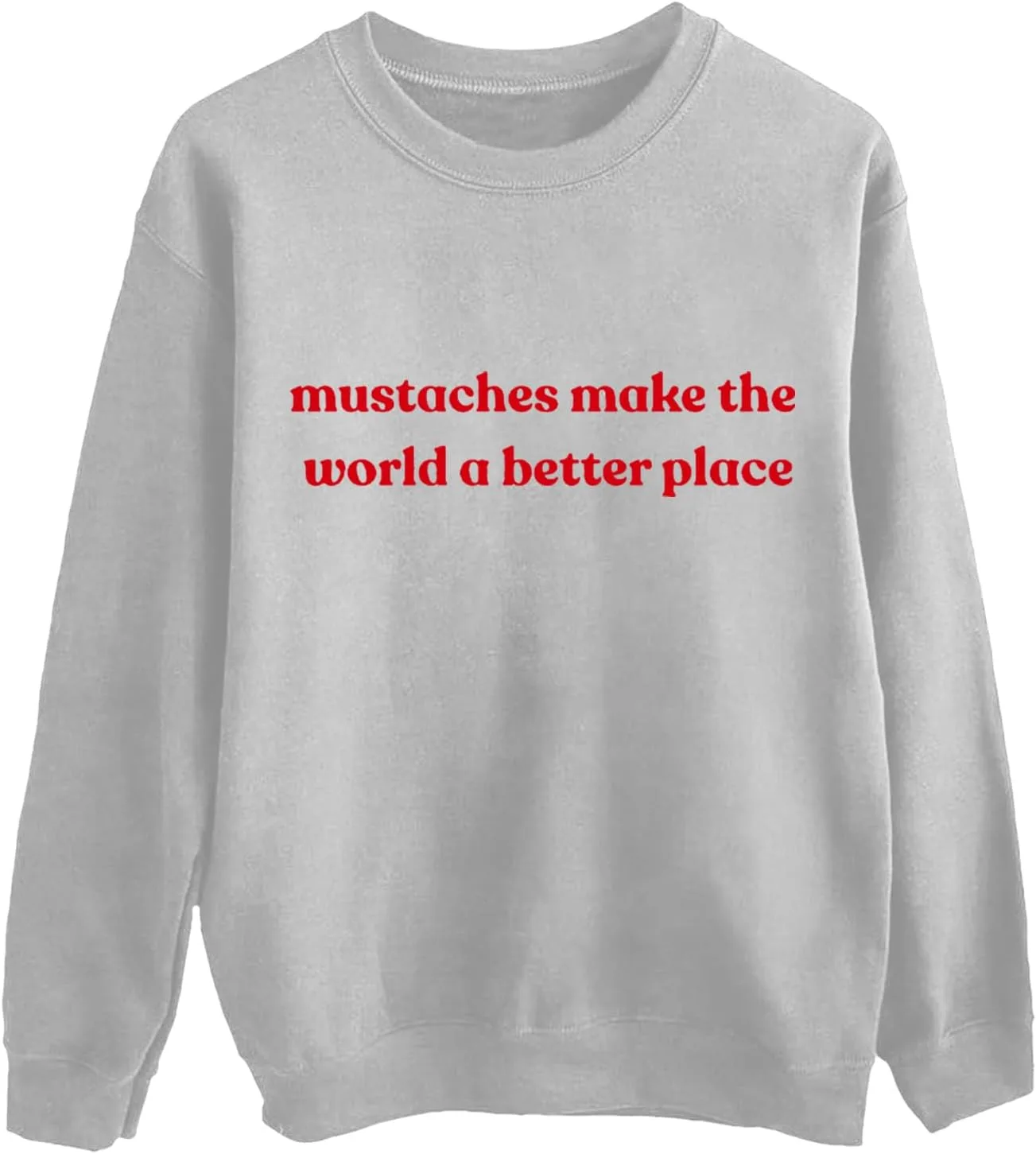 

Толстовка с принтом Mustaches Make The World A Better Place