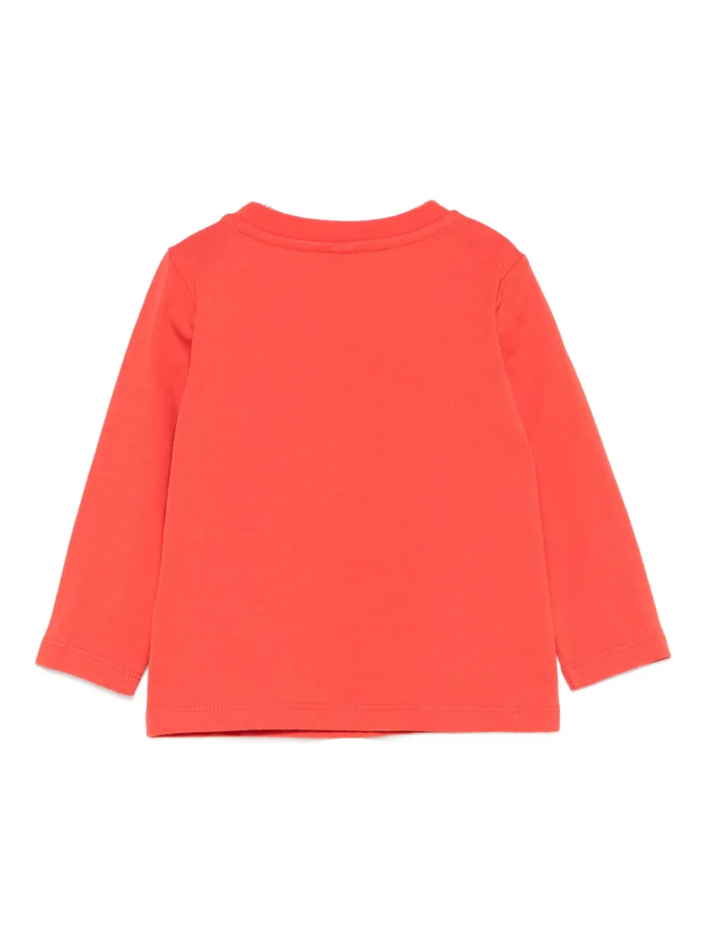 Футболка с длинными рукавами и принтом Санты Stella McCartney Kids, красный — фото 2