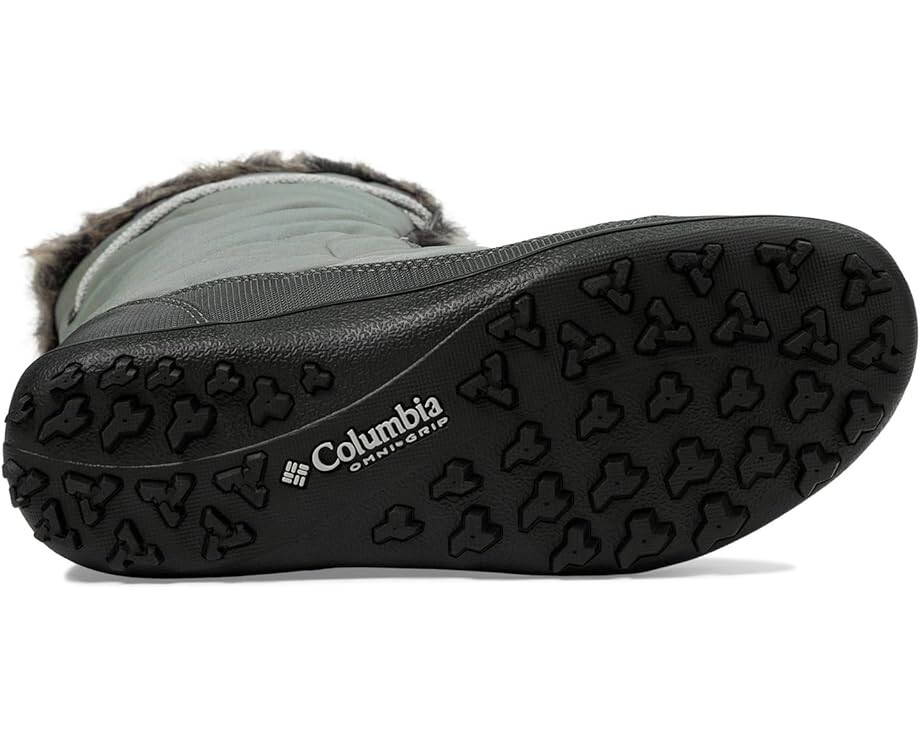 Женские ботинки Columbia Minx Mid III стеганые высокие, серый — фото 3