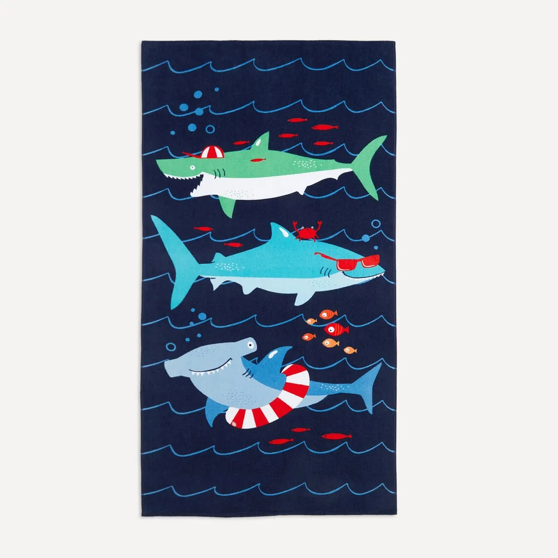 

Детское пляжное полотенце Sharky Basics El Corte Inglés, синий