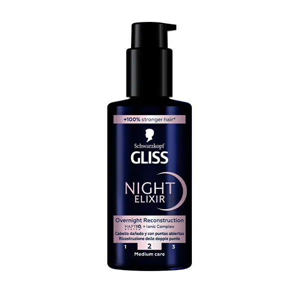 

Процедура восстановления волос Night Elixir Gliss, 100 ml