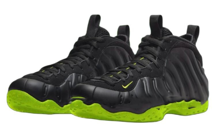 Кроссовки Nike Foamposite One Vintage Basketball Shoes Men Mid-top Black, черный — фото 3