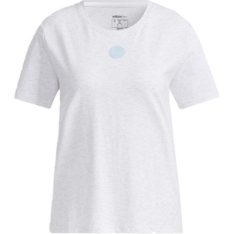 

Футболка с рукавом дроп-шоулдер женская белая Adidas Neo