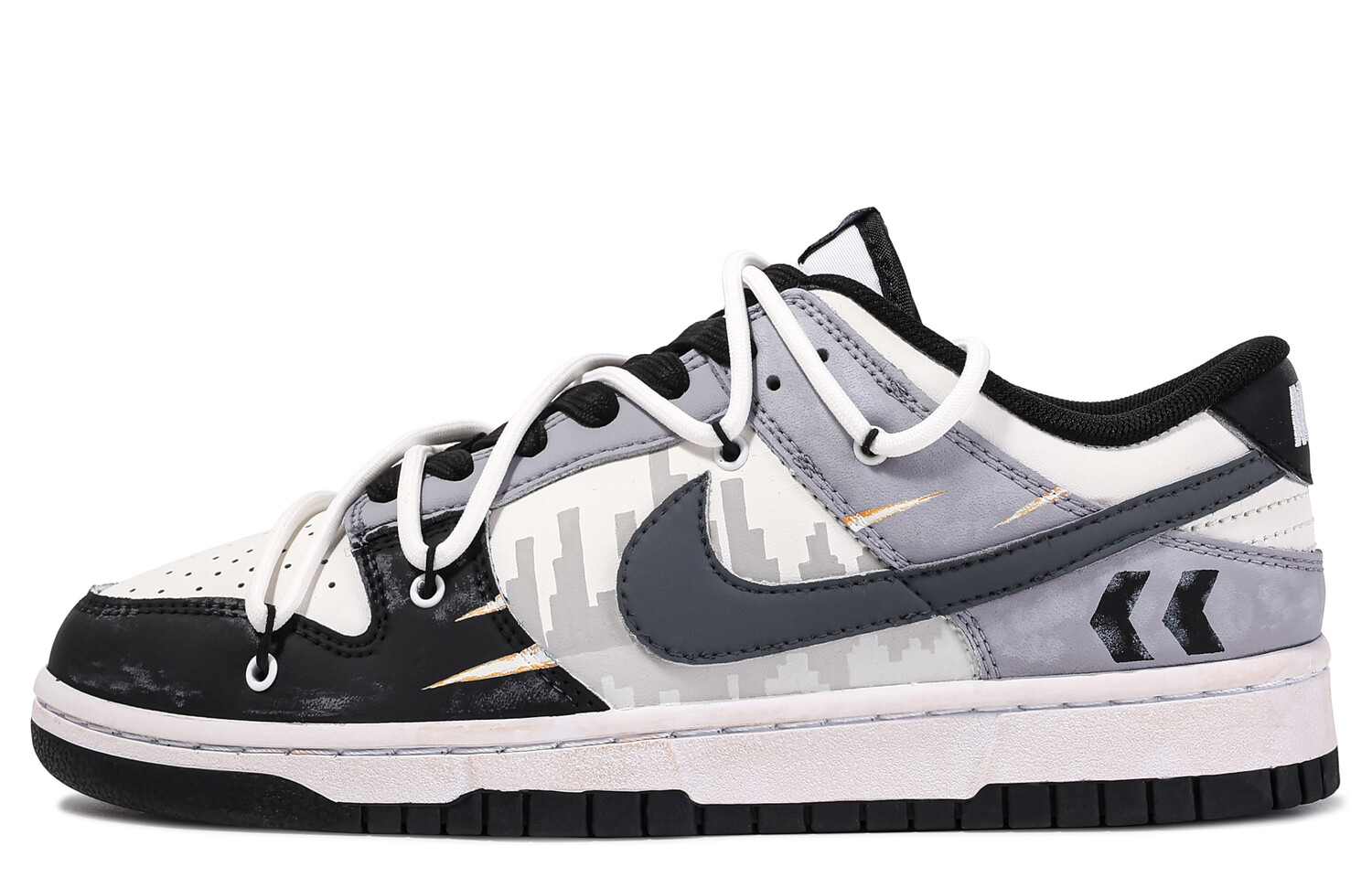 

Кроссовки Nike Dunk Skateboard Shoes Men Low-Top Black/Gray