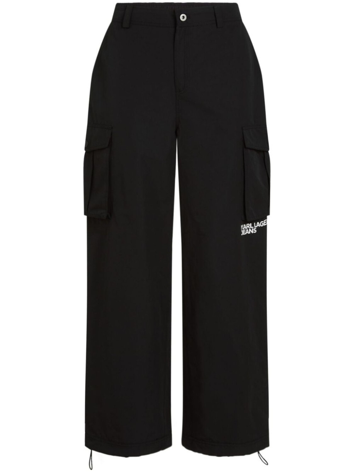 

Karl Lagerfeld Jeans брюки карго с логотипом, черный
