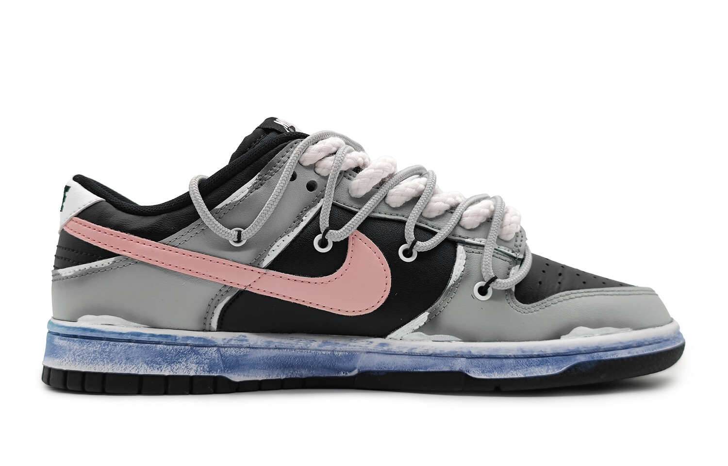 

Кроссовки Nike Dunk Skateboarding Shoes Women's Low-top Gray, черный