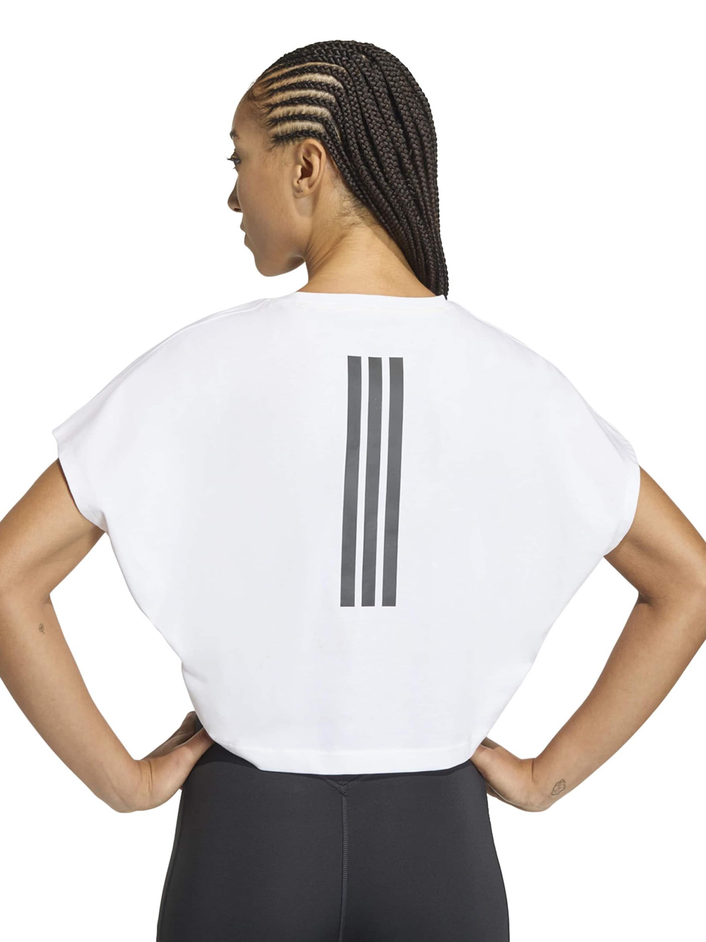 Adidas Performance Футболка Performance 'PWR' в белом цвете — фото 2