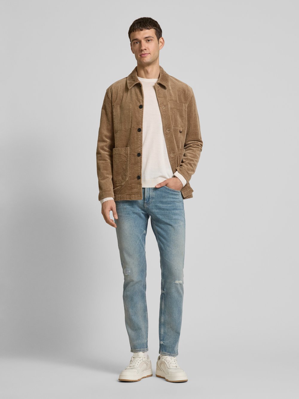 

Джинсы Slim fit с рваным эффектом, модель «DELAWARE» BOSS Orange