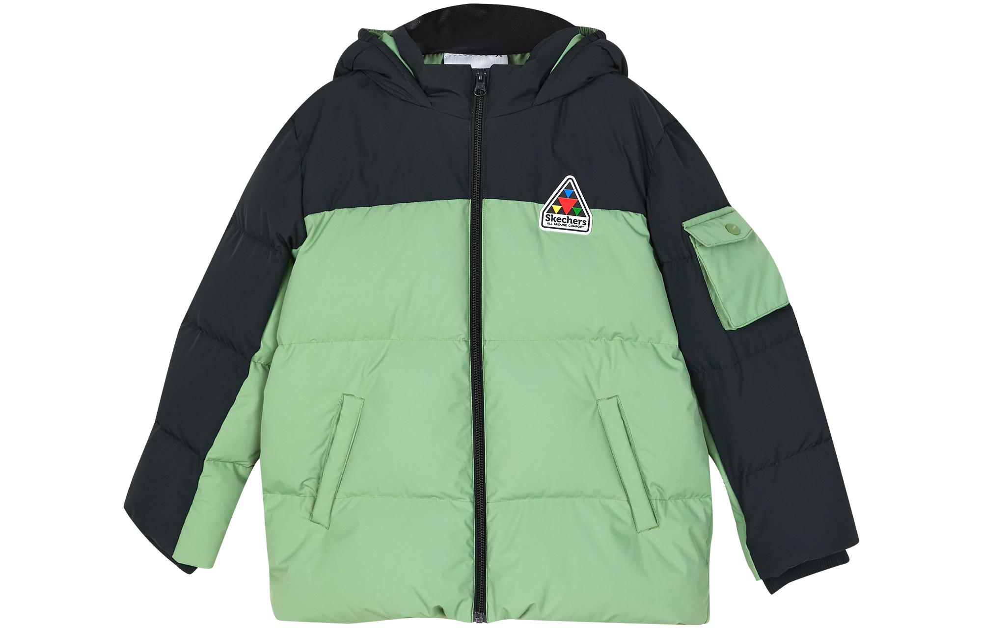 

Детская пуховая куртка Skechers, темно-зеленый