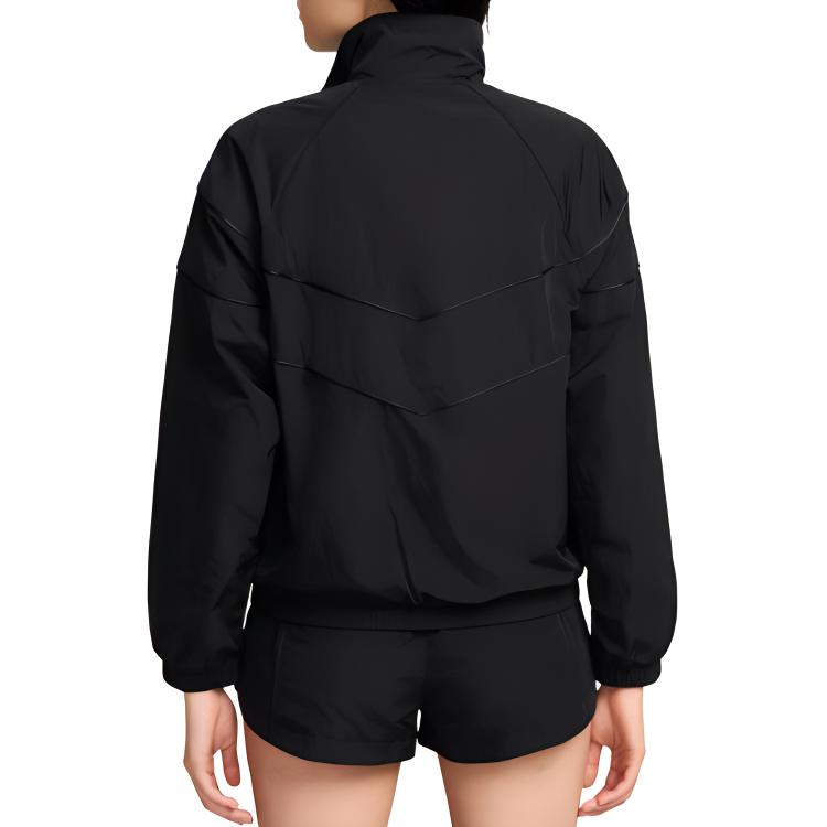 Nike Ветрозащитная куртка женская черно-белая, Black/White — фото 2
