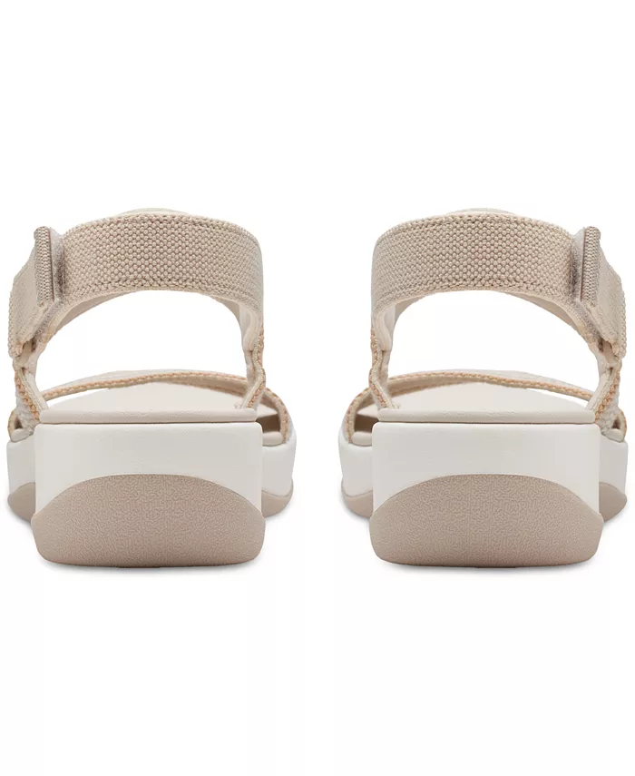 Женские сланцы Arla Stroll на шлепанцах с открытой пяткой Clarks, коричневый/бежевый — фото 3