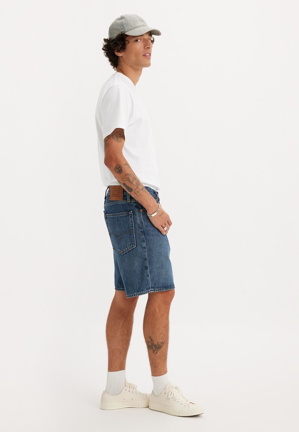 Джинсовые шорты 468 Stay Loose Levi's, цвет picnic & friends short — фото 4
