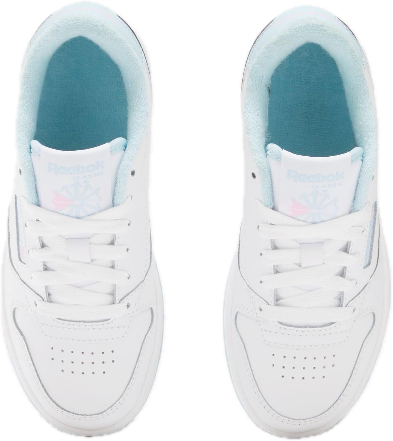 Кроссовки Reebok Unisex-Child Kid's Phase Court, белый/розовый/голубой — фото 3