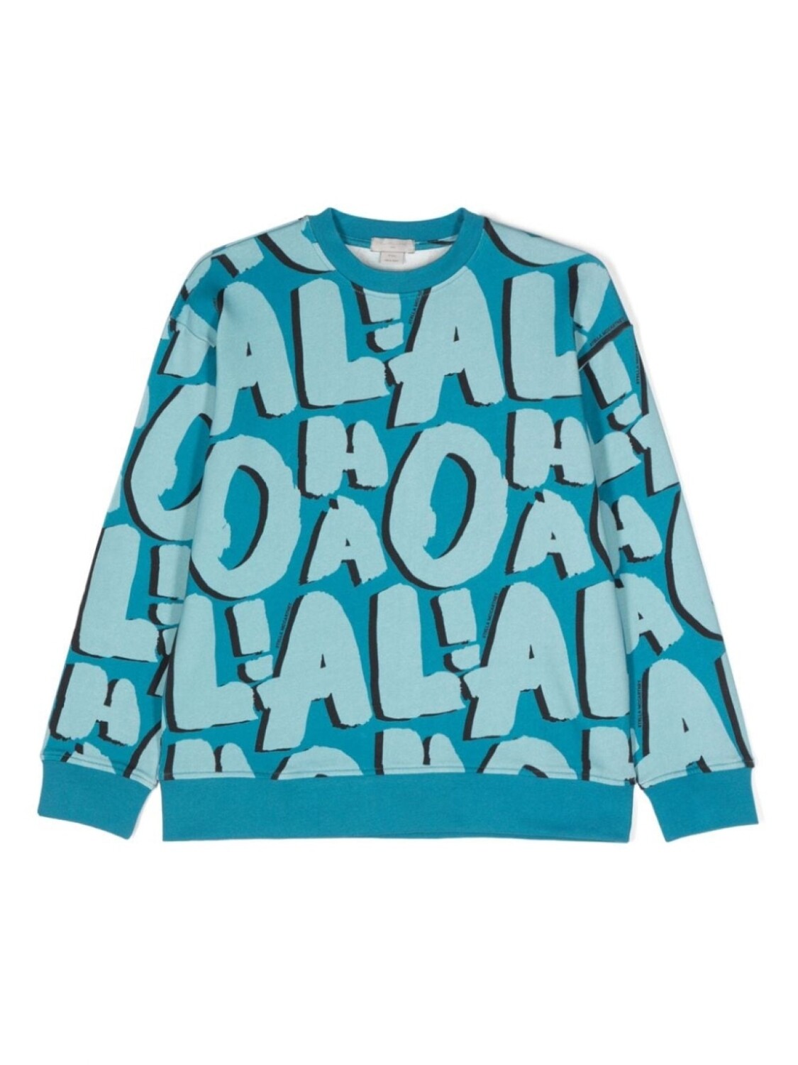 

Stella McCartney Kids толстовка Aloha Lettering, синий