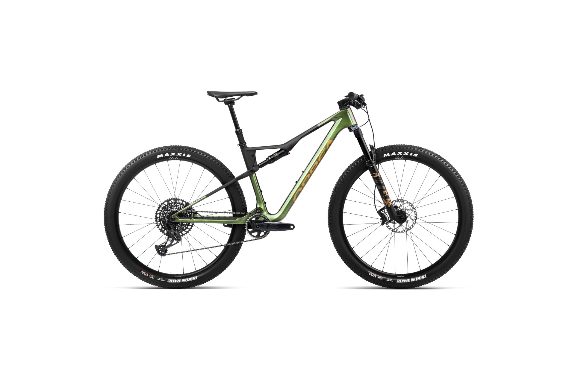 

Горный велосипед Orbea Oiz m21 - 29 дюймов - fully, grün | chameleon goblin green -black
