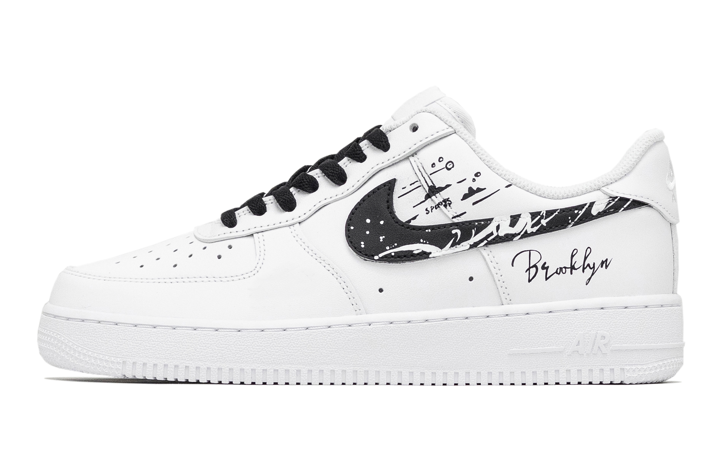 

Nike Кроссовки Air Force 1 Low Top для скейтбординга, мужские, белые