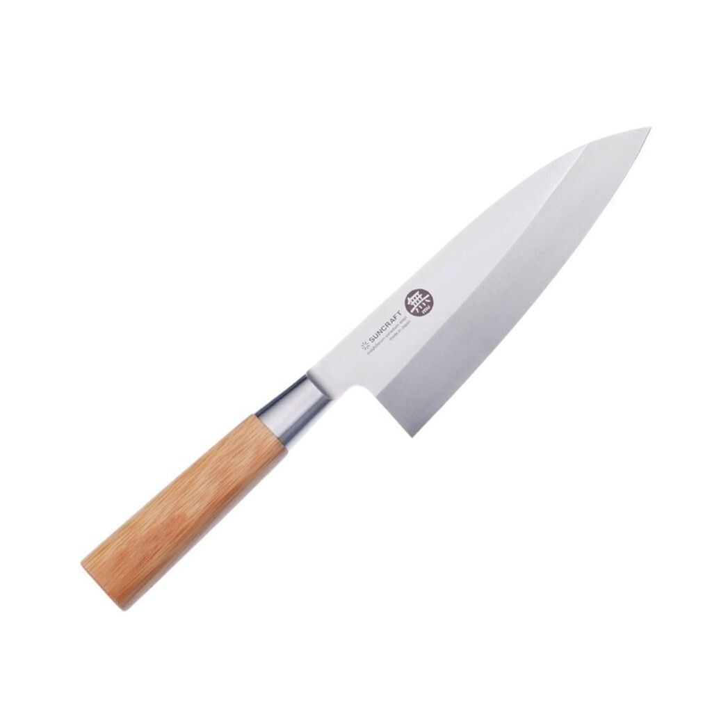

Кухонный нож Suncraft Mu Bamboo Deba 165мм MU09