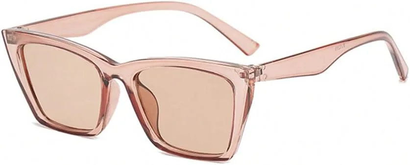 

Винтажные солнцезащитные очки «кошачий глаз» для женщин, ретро-очки в стиле «кошачий глаз», модные очки с защитой от ультрафиолета UV400 KTUCN, Champagne