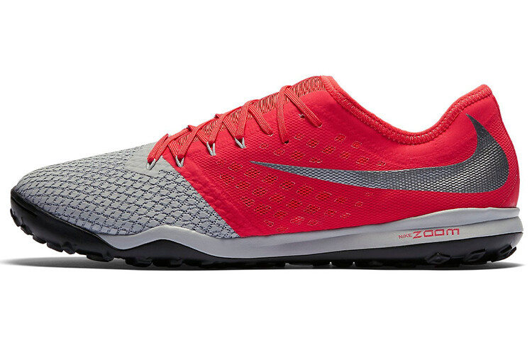 

Футбольные бутсы ZOOM PHANTOMX 3 PRO TF мужские низкие серые/красные Nike