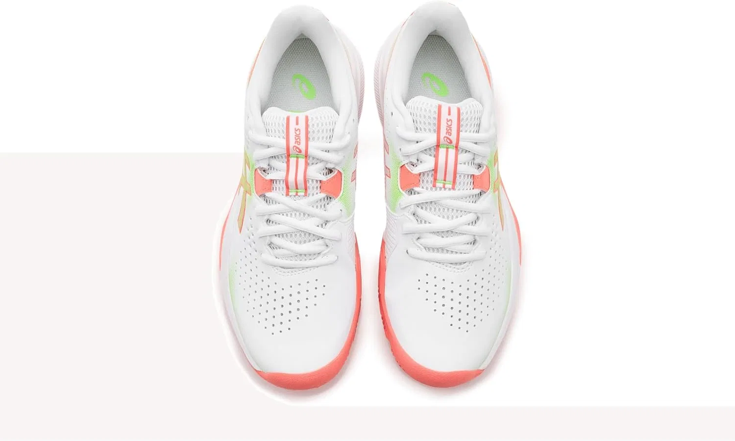 Мужские кроссовки для паделя ASICS Gel-Challenger 15, White/Guava — фото 2