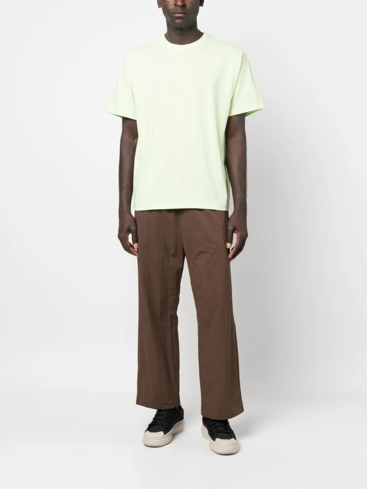 Stone Island футболка с вышитым логотипом, зеленый — фото 2