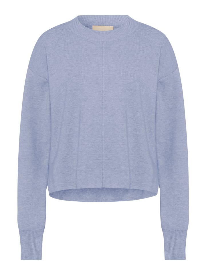 

Трикотажная рубашка оверсайз Nola в цвете стальной синий меланж Les Lunes