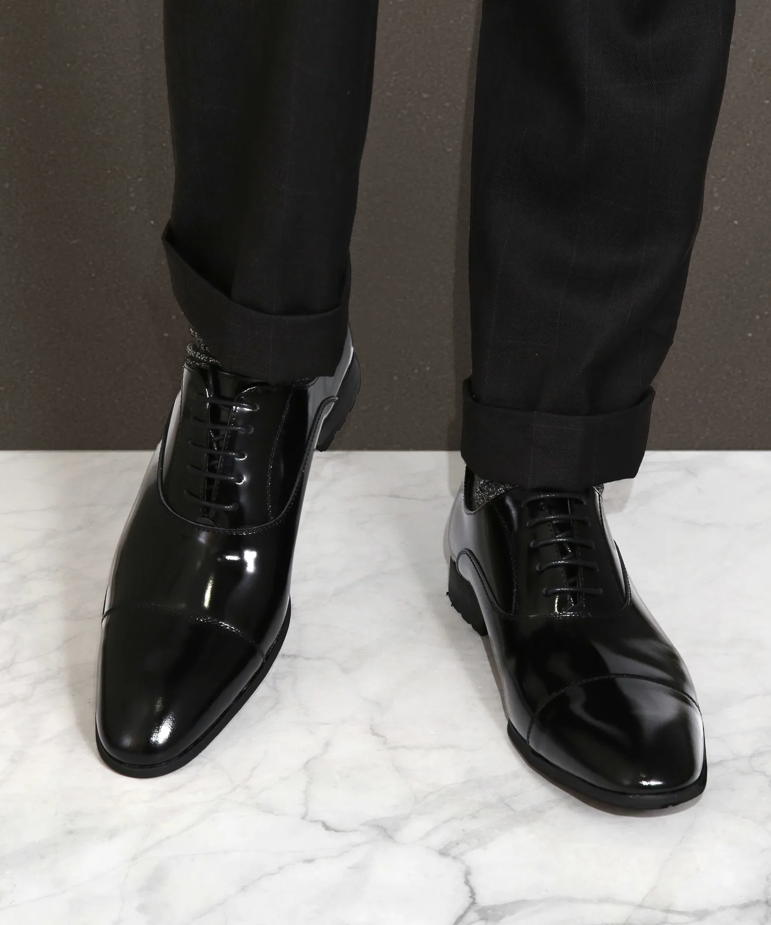 Мужские туфли GUIONNET Straight Tip Oxford Premium Enamel — фото 2