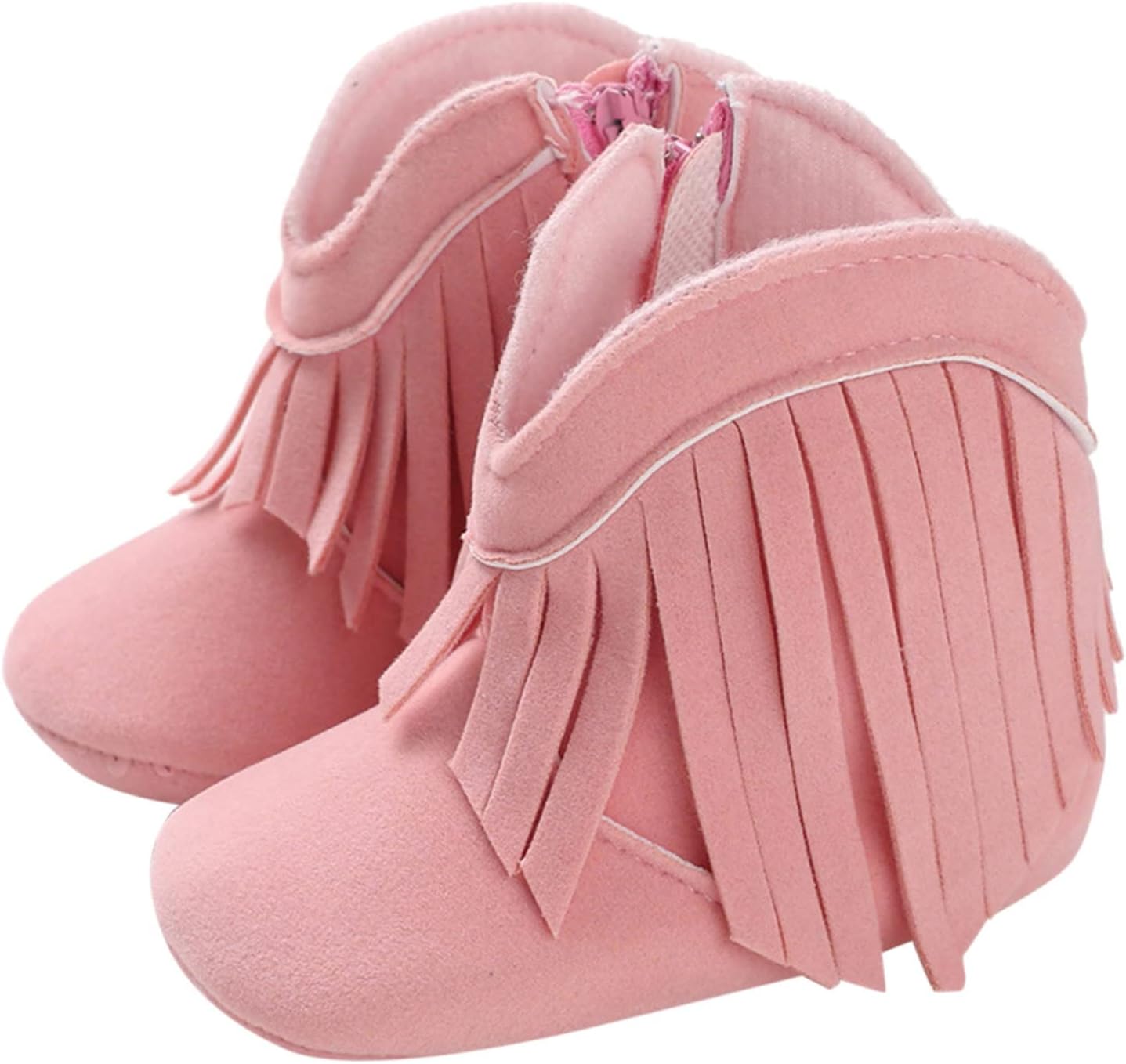 

Мальчики Девочки Водонепроницаемые Ботинки для Боя Шнуровка Боковая Молния Ботильоны на Щиколотку Плоская Подошва Нескользящие Открытые Стиль Ковбойские Ботинки Generic, Pink