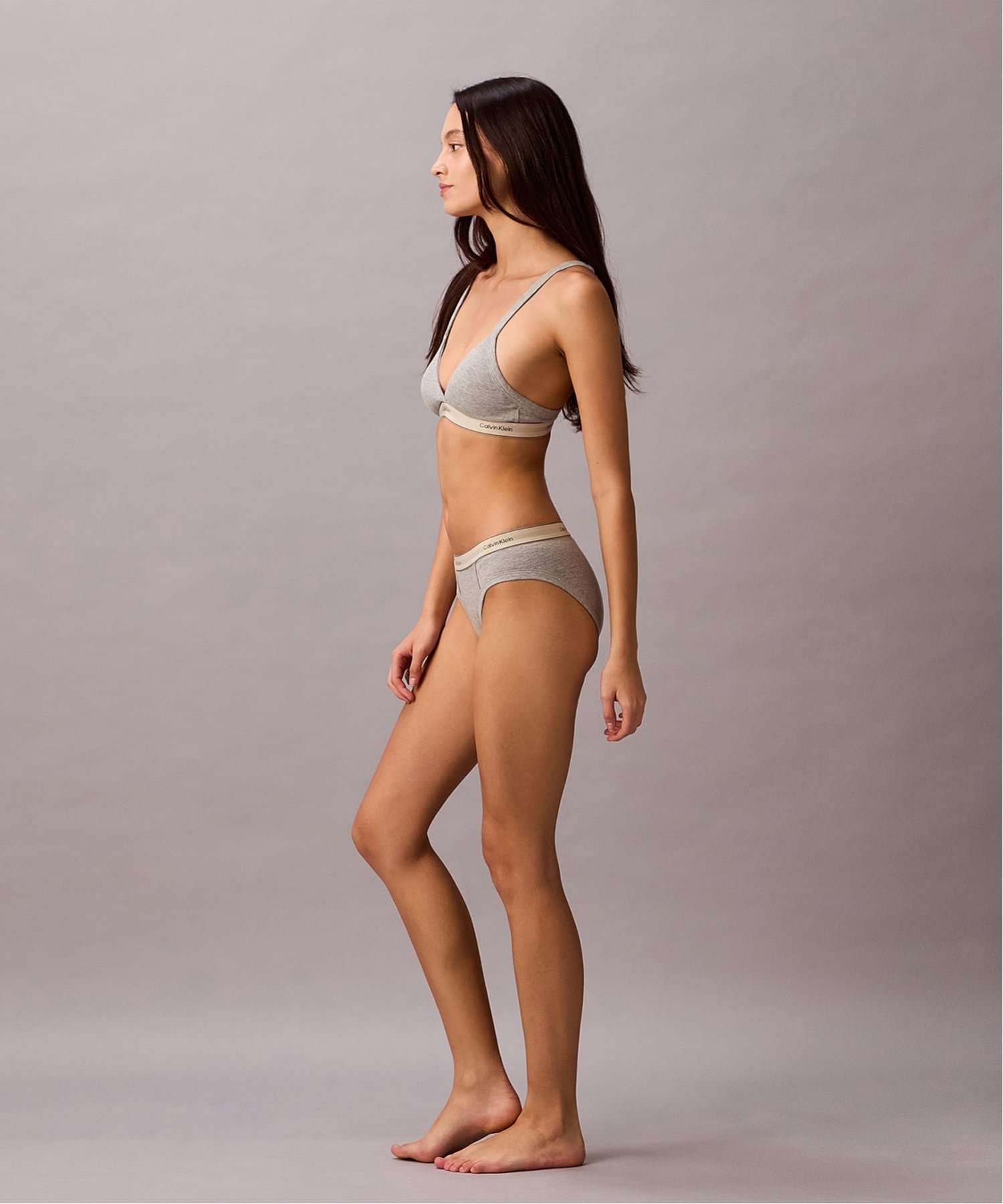 Бикини-шорты Calvin Klein, Grey Heather — фото 2