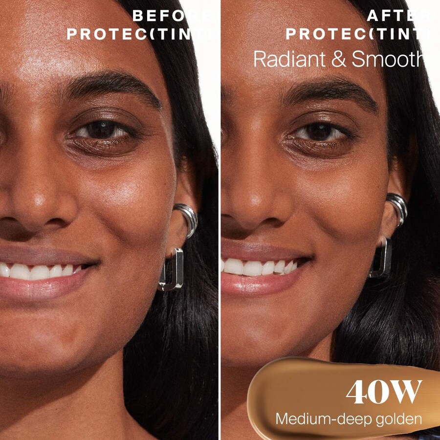 Крем для лица SPF50 SUPERGOOP! Protec(tint) Daily Tint Солнцезащитный тонирующий для кожи с эктоином, /, 40W — фото 4
