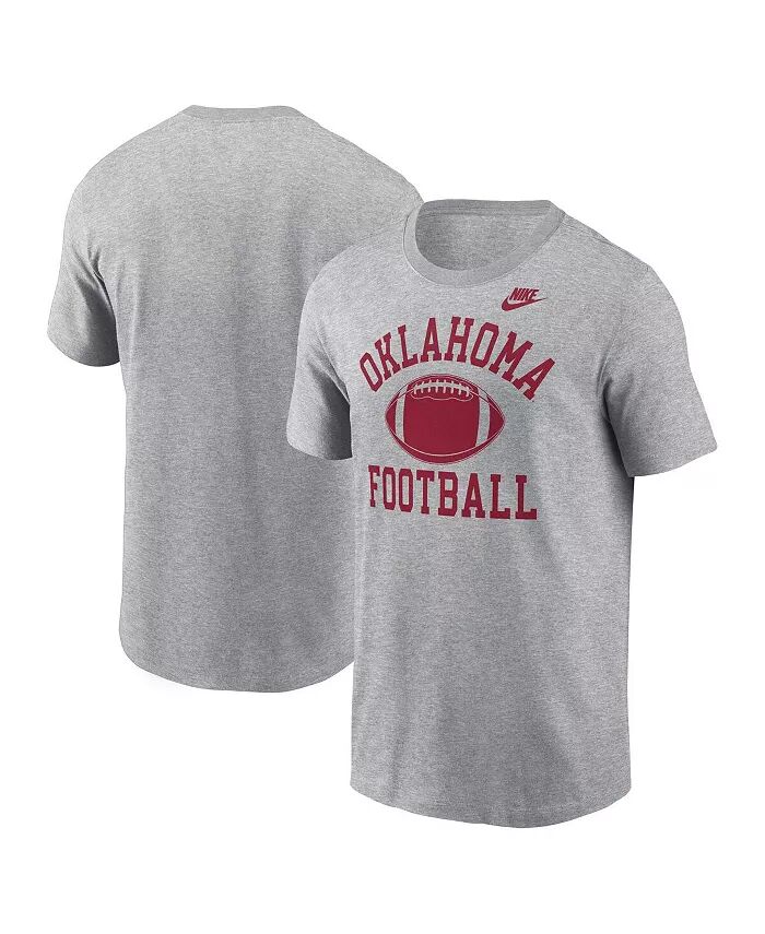 

Футболка мужская Heather Grey Oklahoma Sooners Legacy Football Icon Nike