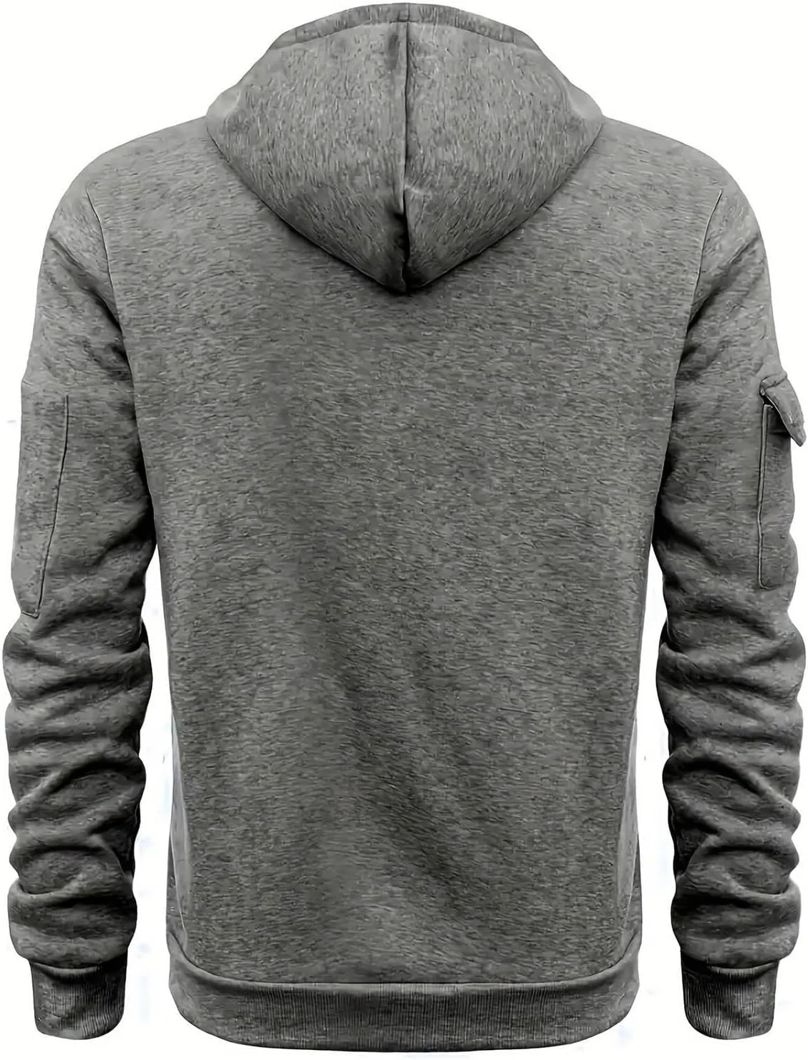 Толстовка Quarter Zip тактическая для мужчин с капюшоном и карманом — фото 2