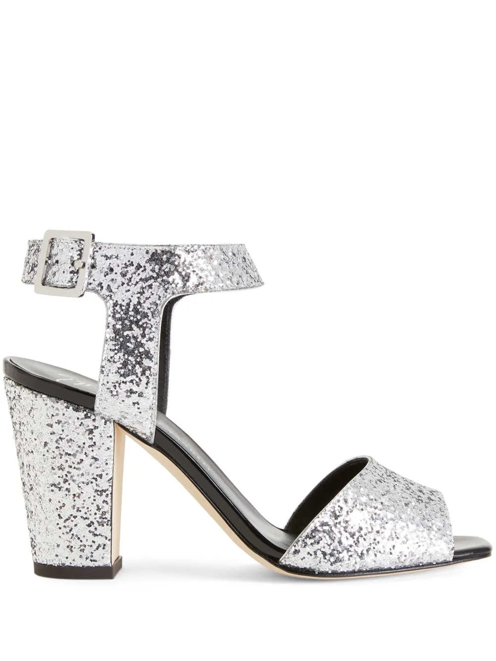 Босоножки Emmanuelle 80 Giuseppe Zanotti, серебяный