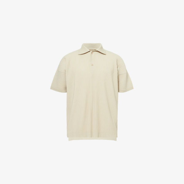 

Майка-поло Issey Miyake Homme Plisse с V-образным вырезом, зеленый