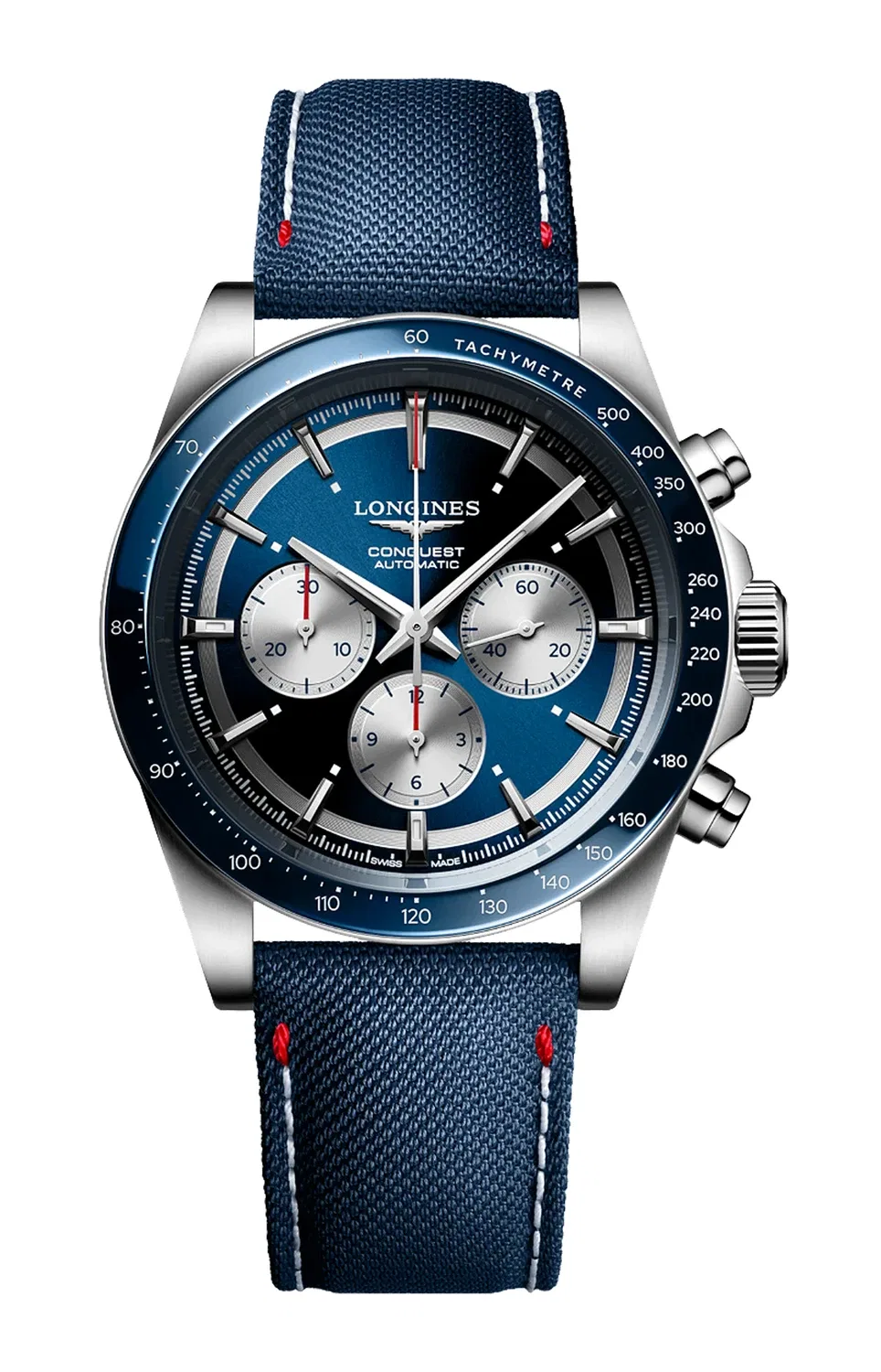 CONQUEST MARCO ODERMATT 42 ММ - L3.835.4.91.2 LONGINES, серебряный