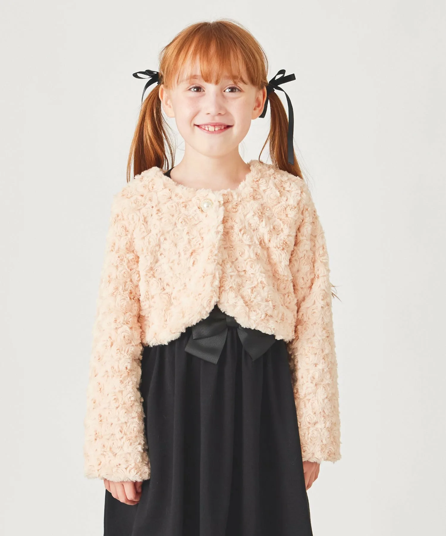 Куртка Формальное болеро с мехом пуделя Ever Closet, beige