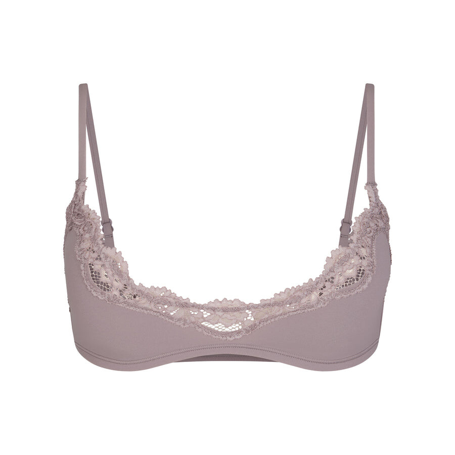 

Бюстгальтер scoop SKIMS Fits Everybody Lace, цвет Zinc
