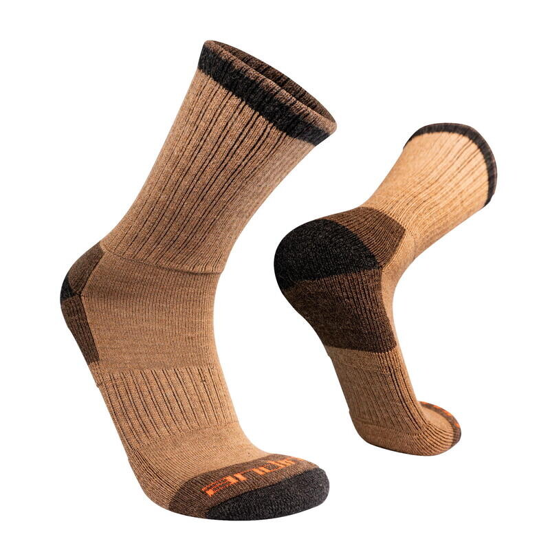 

Носки походные, термобелье, с набивкой, мериносовая альпия, CORDILLERA ANDINA OUTDOORS, цвет beige