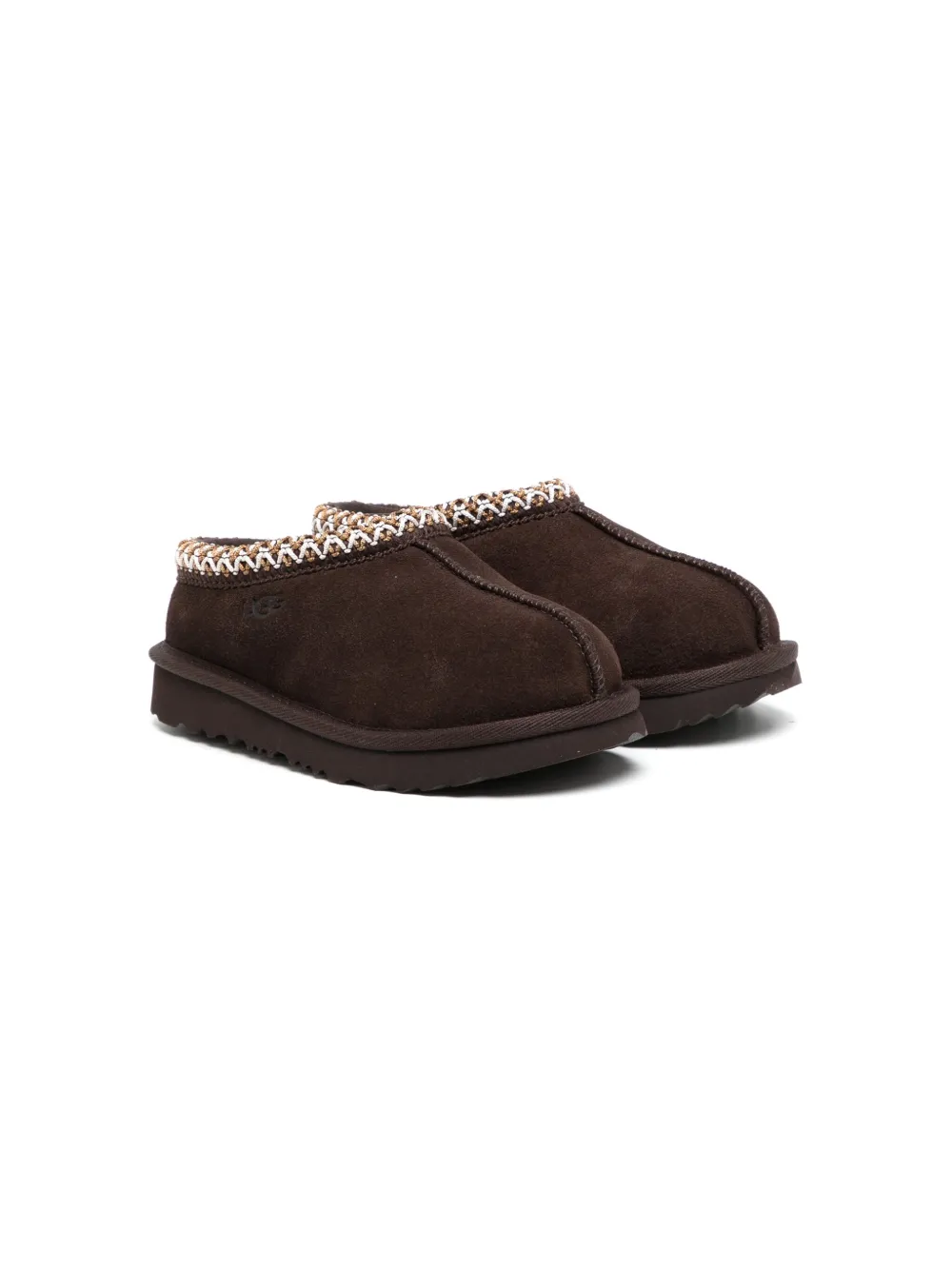 

Слиперы с тисненым логотипом UGG Kids, коричневый