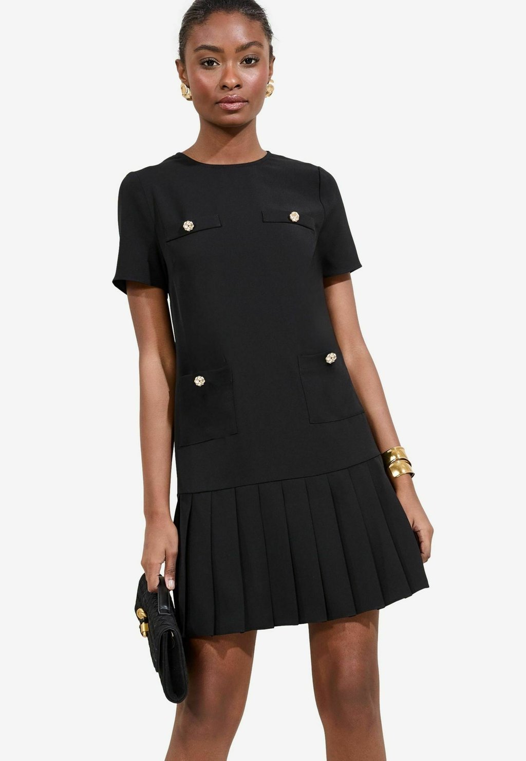 

Повседневное платье SHORT SLEEVE Lipsy, черный