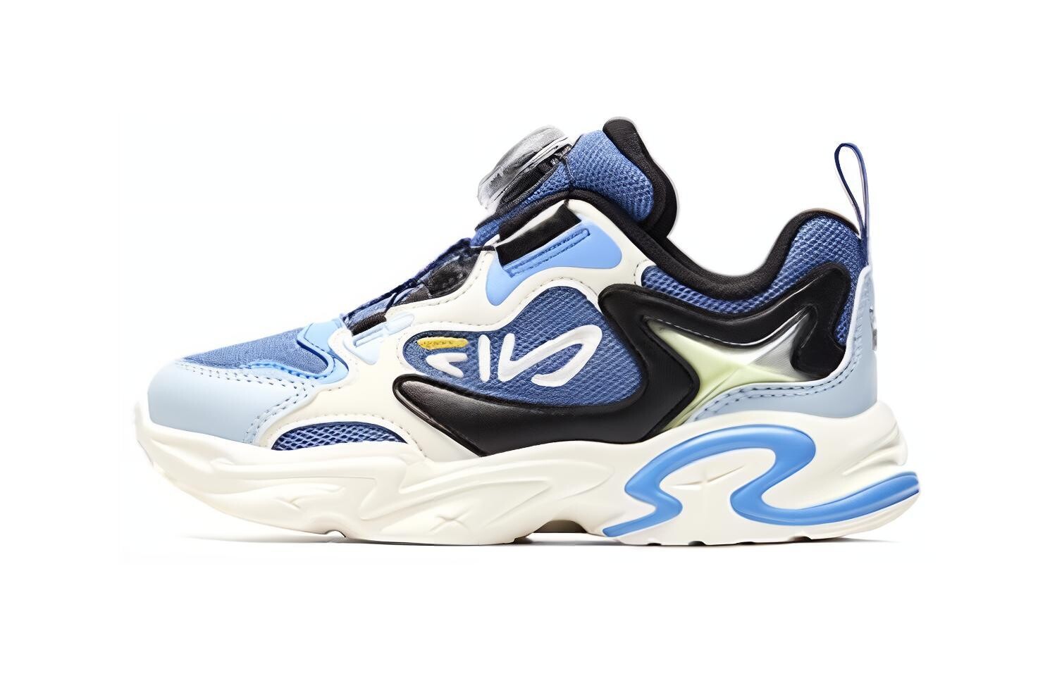 

Детские кроссовки PS Mid-top Moon Blue/Caviar Grey Fila Kids, голубой