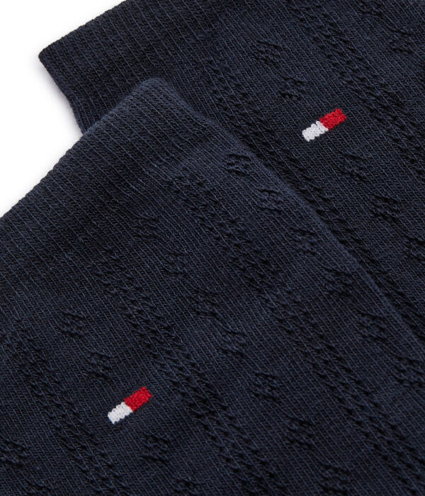 Носки женские Tommy Hilfiger хлопковые, синий — фото 3