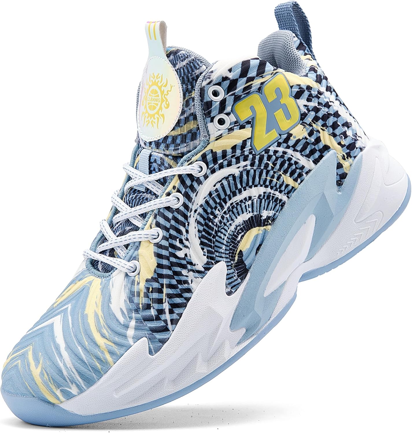 

Мужские баскетбольные кроссовки kniaiwx, дышащие, противоскользящие, для улицы, модные, белый/серый