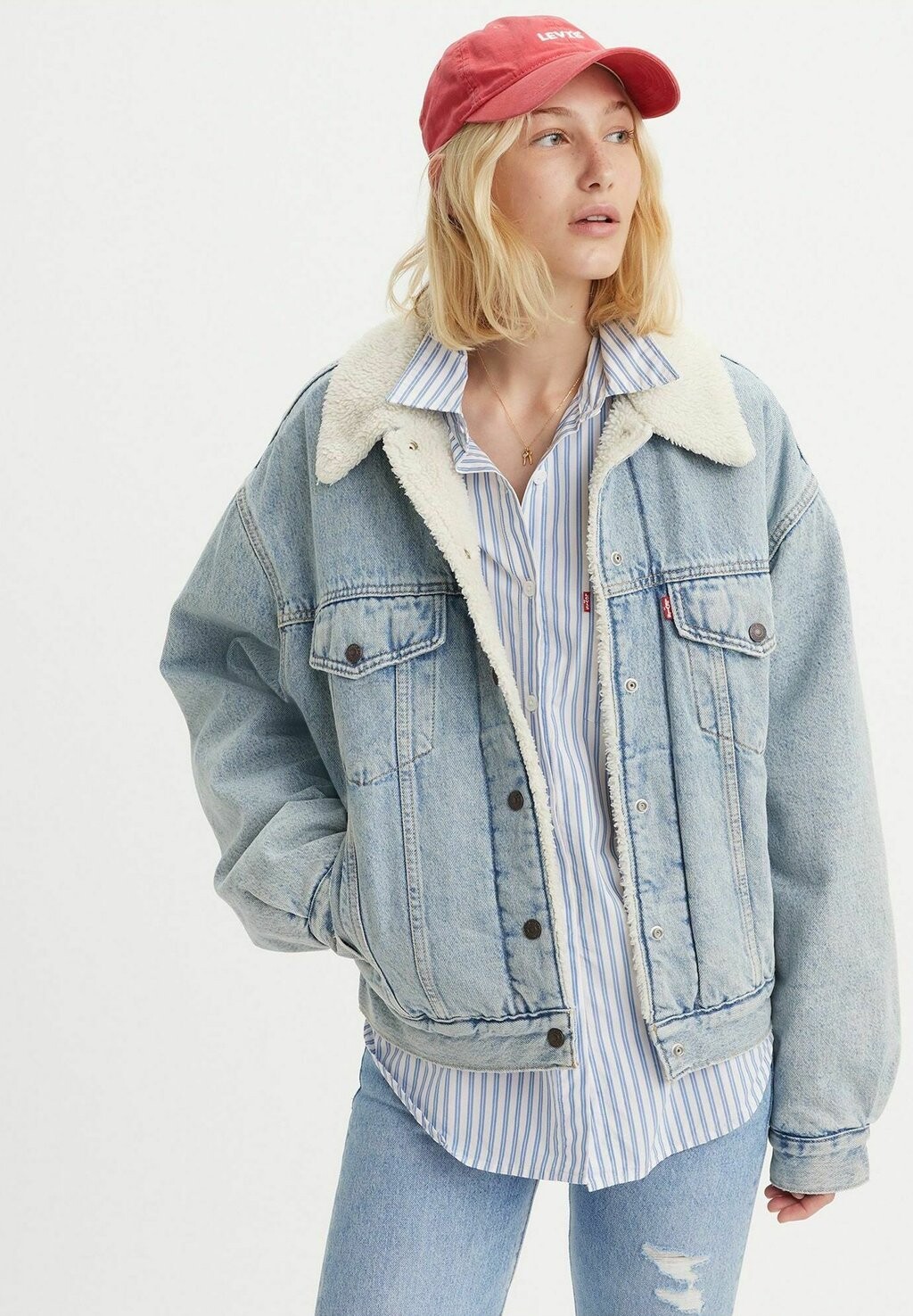 Джинсовая куртка TRUCKER Levi's, синий деним — фото 3